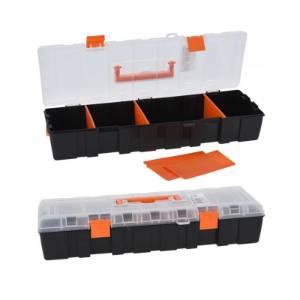 Organizator pentru Accesorii 46x17x9 cm - Plastic, 6 Separatoare, Fabricat în Italia